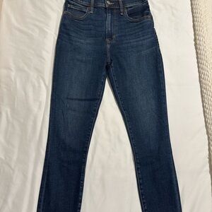 Abercrombie & Fitch High Rise Dark Blue Jeans